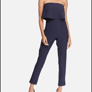 Missguided Navy Blue Jumpsuit